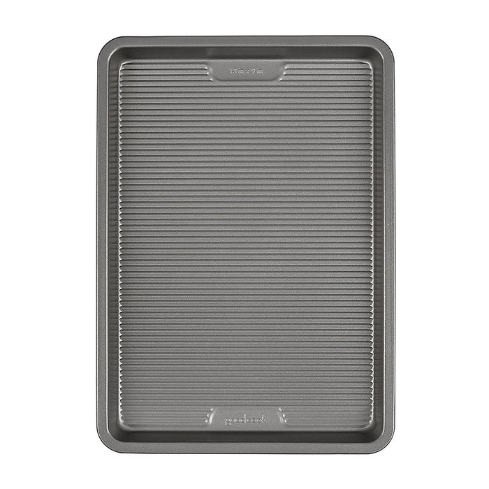 Good Cook AirPerfect Nonstick Quarter-Sheet Cake Pan, 13 x 9", Gray