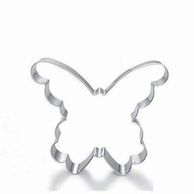 Sher Butterfly Shape Cookie Cutter, Stainless Steel