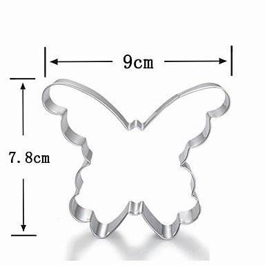 Sher Butterfly Shape Cookie Cutter, Stainless Steel N2