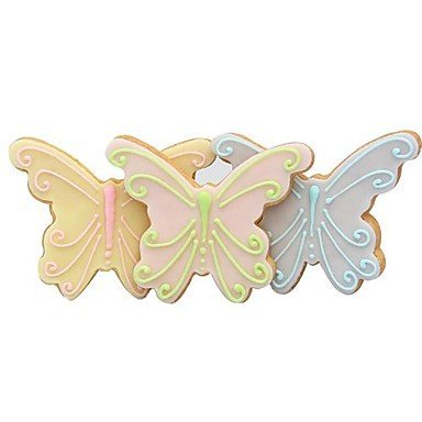 Sher Butterfly Shape Cookie Cutter, Stainless Steel N3