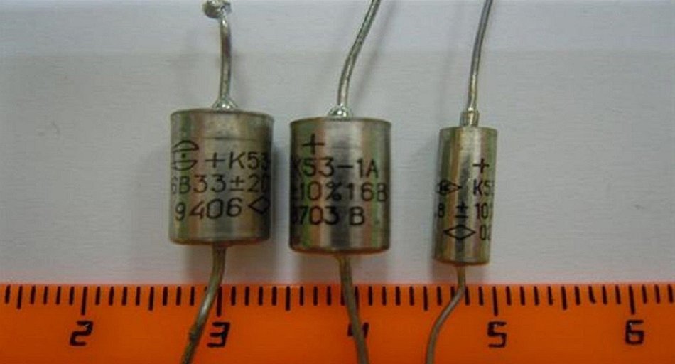 Capacitor tantalum K53-1A 32V 10uF USSR 10 pcs