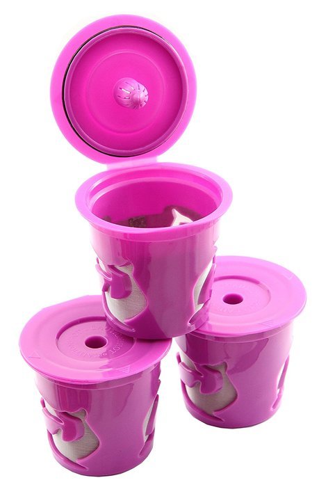 STK's Reusable Single Serving K-Cups 3 Count for Keurig2.0 Brewer K300, K350, K400, K450, K500, K550, K560, +... N5