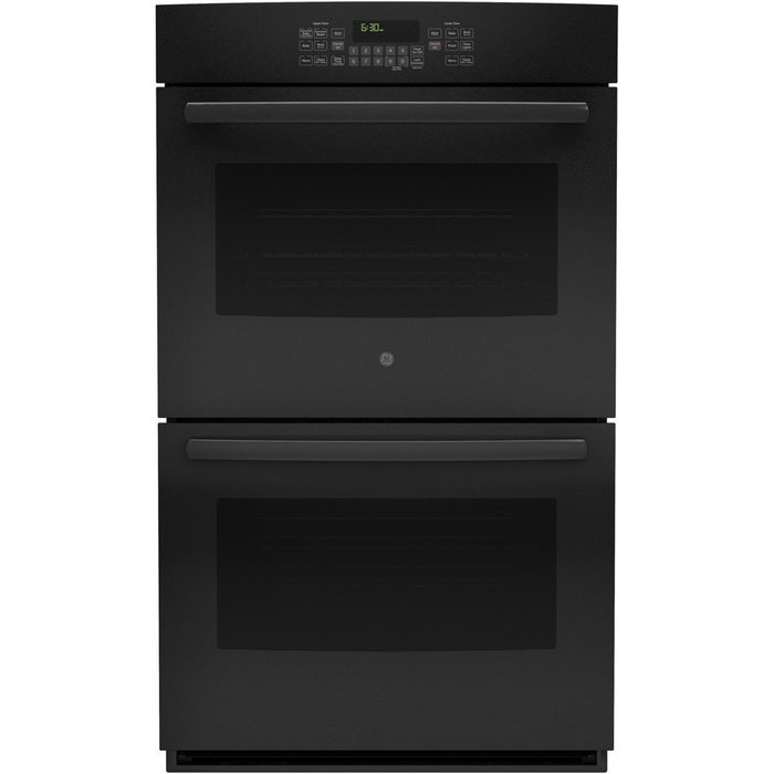 GE JT5500DFBB 30" Black Electric Double Wall Oven - Convection