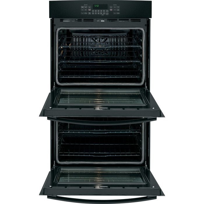 GE JT5500DFBB 30" Black Electric Double Wall Oven - Convection N2