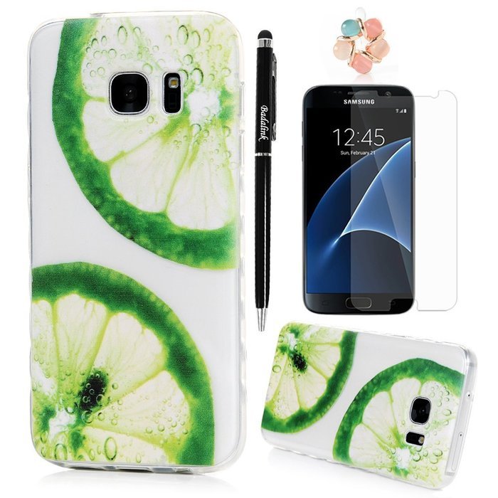 Badalink Galaxy S7 Case Shock-Absorbing Drop Protection TPU Bumper Protective Back Cover Slim-Fit Flexible Easy... N69