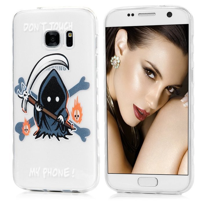 Badalink Galaxy S7 Case Shock-Absorbing Drop Protection TPU Bumper Protective Back Cover Slim-Fit Flexible Easy... N73