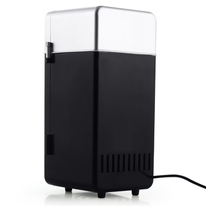 Rubility Mini USB Fridge Cooler Beverage Drink Cans Cooler/Warmer Refrigerator N20