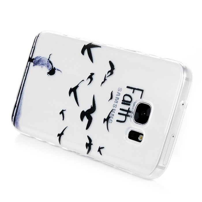 Badalink Galaxy S7 Case Shock-Absorbing Drop Protection TPU Bumper Protective Back Cover Slim-Fit Flexible Easy... N80