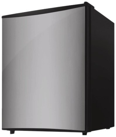 midea HS-87L Compact Single Reversible Door Refrigerator with Freezer, 2.4 Cubic Feet