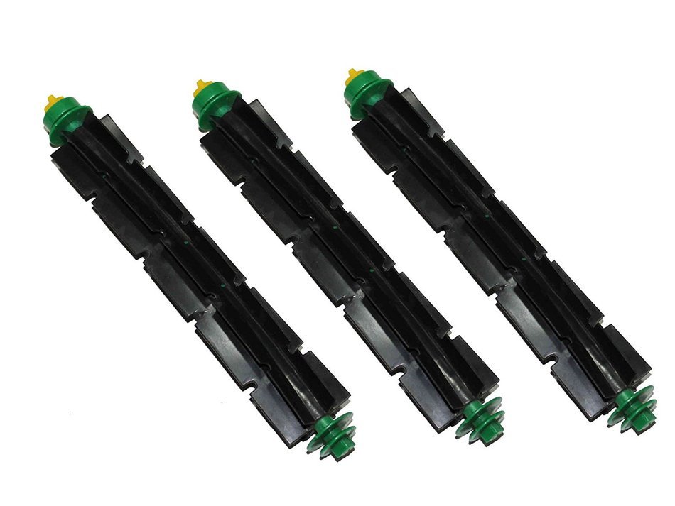 Replacement 3-Pack iRobot Roomba 550 Flexible Beater Brush - For iRobot Roomba Robotic Vacuum Parts