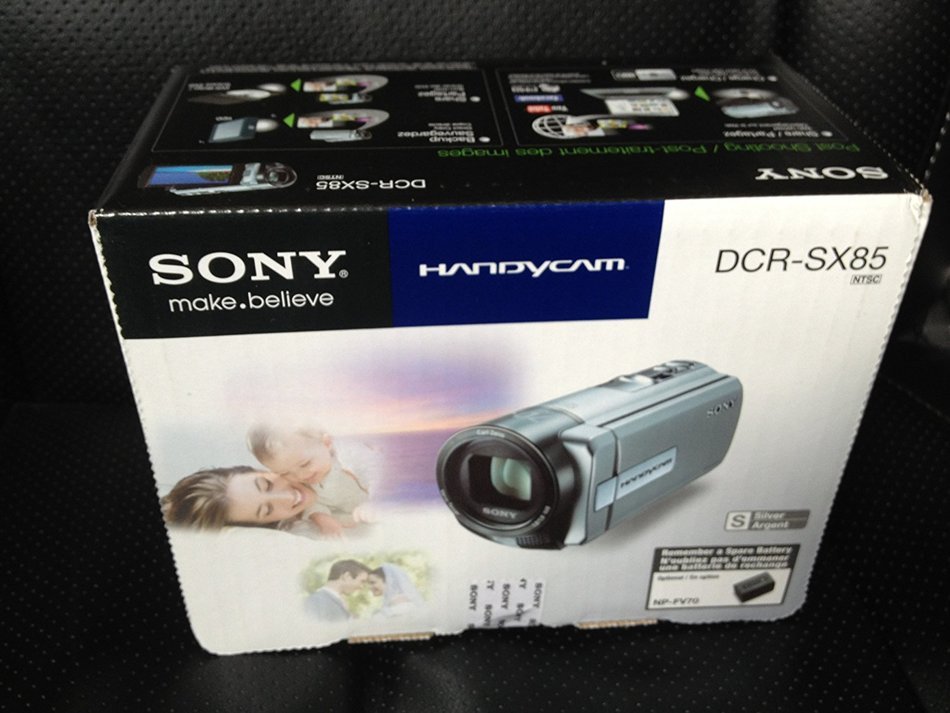 Sony-DCR-SX85/b 16gb Flash Memory Camcorder-black-handycam Sx85 Black N3