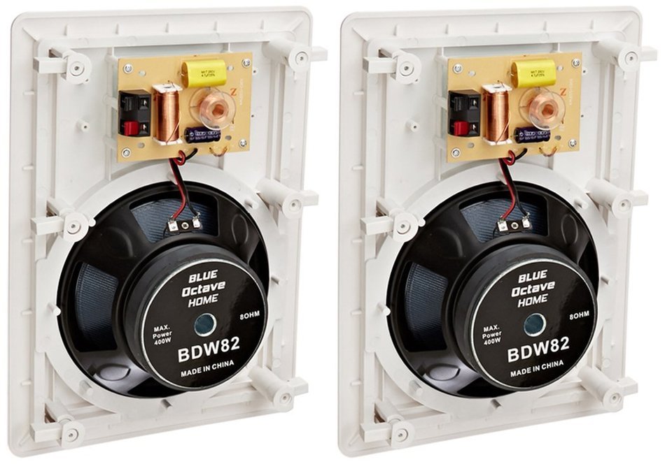 Blue Octave Home BDW82 In-Wall Speakers (White) N2