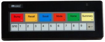 Bematech KB1700U-DP-BK Bump Bar Programmable Keypad, USB with Customized Legend Sheet DP and Button Programming...