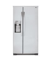 LG LSXS22423S 33" Side-By-Side Refrigerator with 22 Cu. Ft. Capacity in Stainless Steel