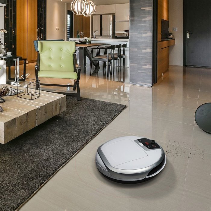 Robotic Vacuum Cleaner with Remote Control and Self Charging Technology Professional Automatic Cordless Carpet... N12