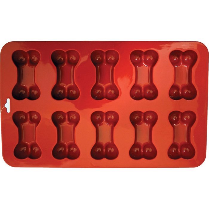 K9Cakery Silicone 10 Bone Pan, Medium