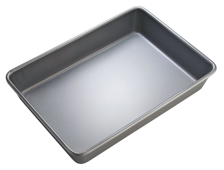 WearEver 68202 Commercial Oblong Cake Pan, Silver