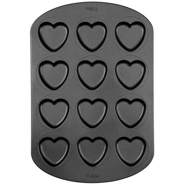 Wilton 2105-0693 12-Cavity Nonstick Square Treat Cake Pan N7