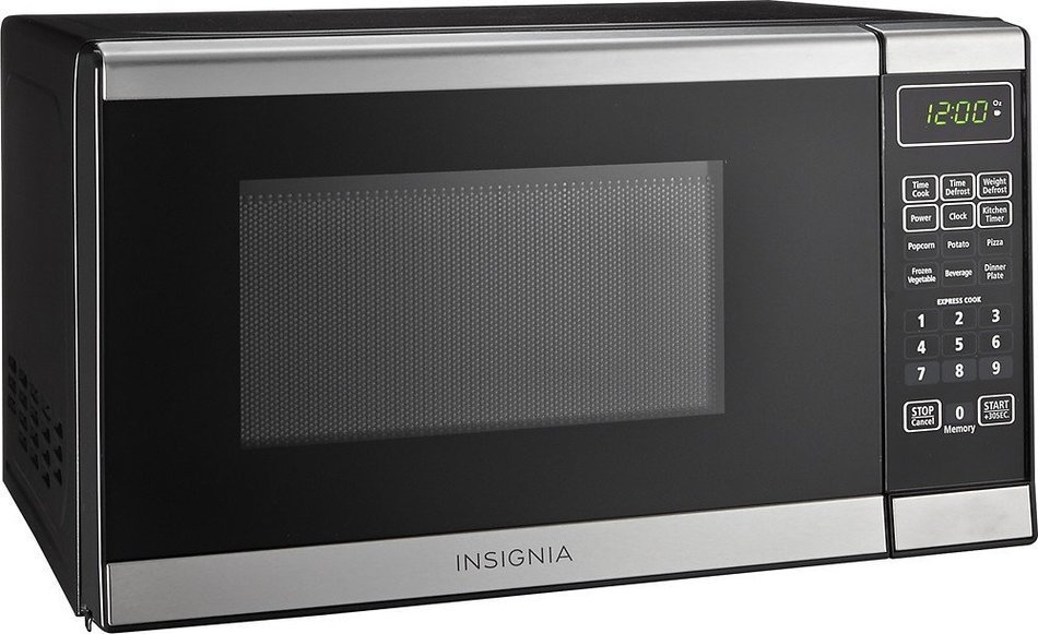Insignia&trade; - 0.7 Cu. Ft. Compact Microwave - Stainless Steel N4