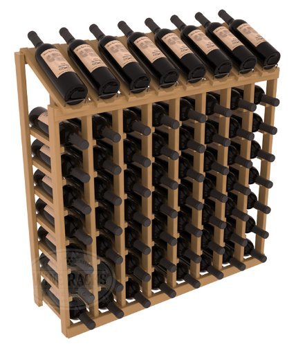 Wine Racks America Ponderosa Pine 8 Column 8 Row Display Top Kit. 13 Stains to Choose From! N10