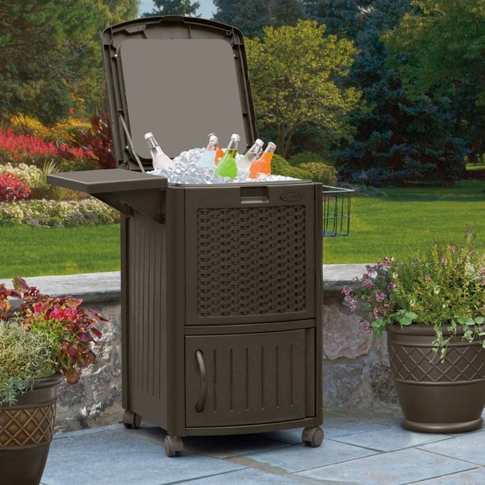 Suncast Cooler Station with Cabinet N2