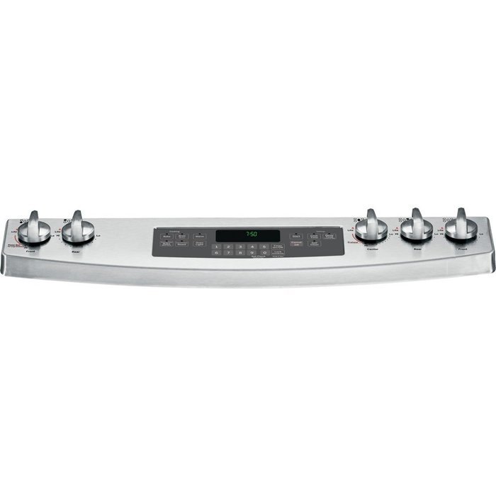 GE JGS750SEFSS 30" Stainless Steel Gas Slide-In Sealed Burner Range - Convection N4