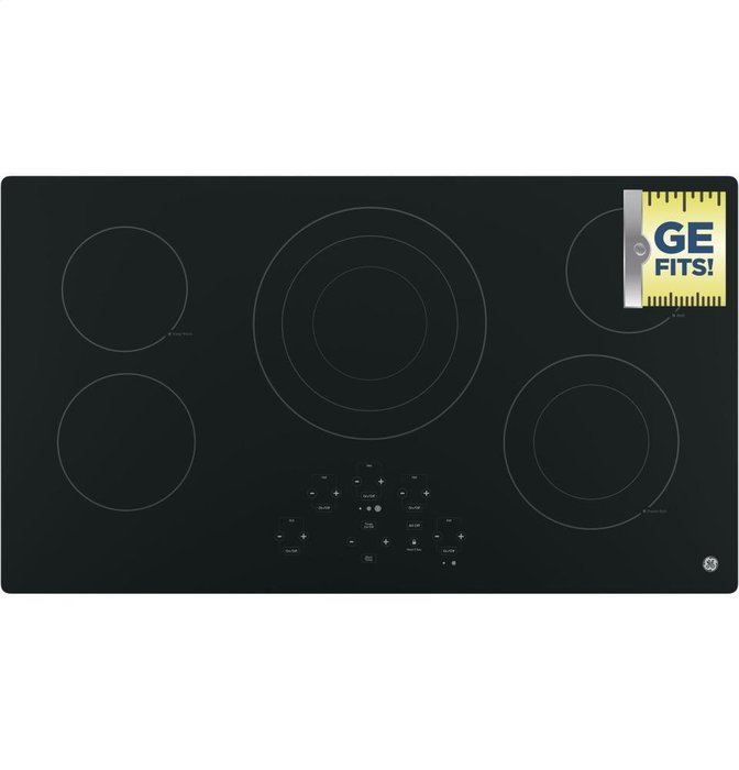 GE JP5036DJBB 36" Black Electric Smoothtop Cooktop N3
