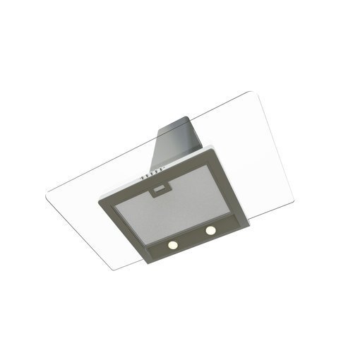 Zephyr BFG-E36AG 600 CFM 36 Inch Wide Wall Mounted Range Hood with Halogen Light, Stainless Steel with Glass N3