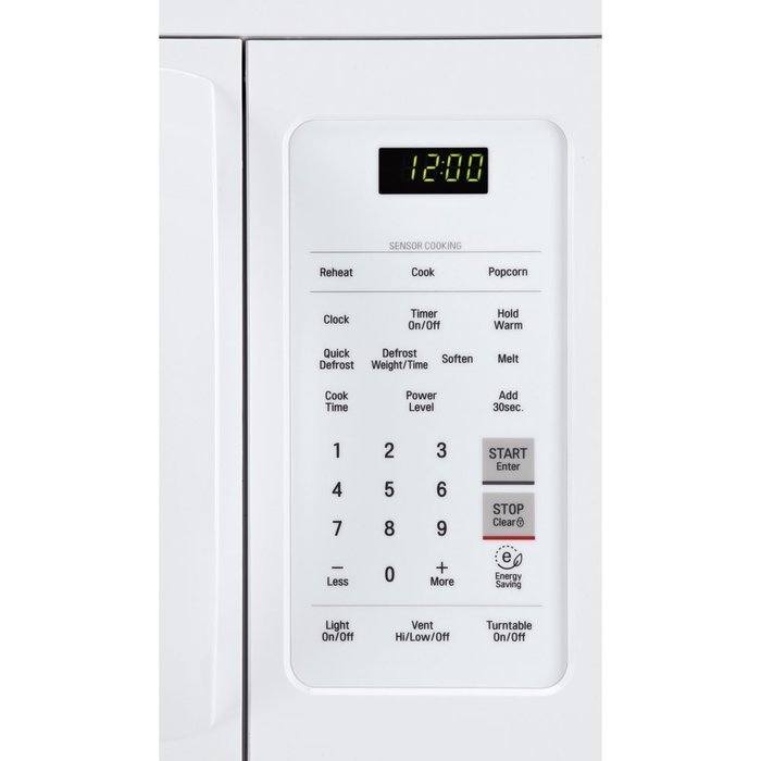LG LMV1831SW1.8 Cu. Ft. White Over-the-Range Microwave N3