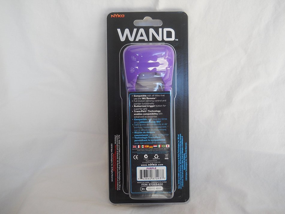 Wireless Motion Sensing Wand for Nintendo Wii Featuring Trans-Port Technology N9