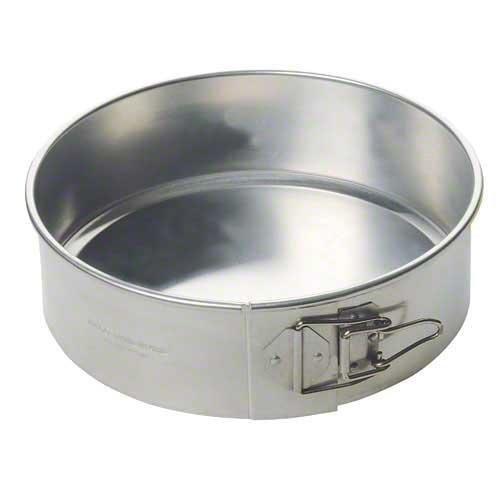 Focus Foodservice Flat Bottom Aluminum Springform Pan, 9 x 9 inch -- 6 per case.