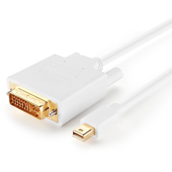 TNP Mini DisplayPort (MiniDP/mDP/Thunderbolt Port Compatible) to DVI Cable Video Adapter Converter Cord (6 Feet) N3