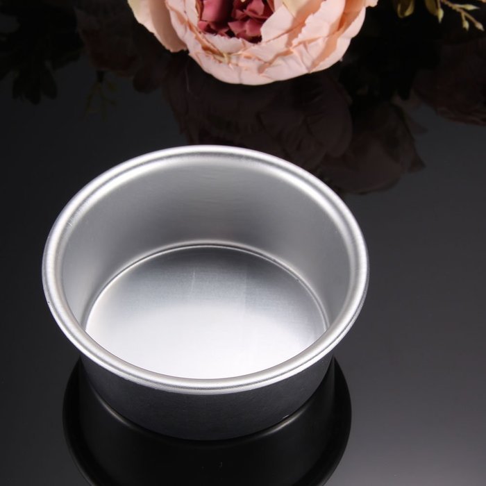 Easydeal 4''/6''/8'' Aluminum Alloy Non-stick Round Cake Baking Mould Pan Bakeware Tool (6") N3