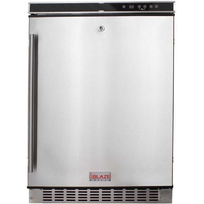 Blaze Blz-Ssrf-50D Outdoor Rated Stainless 24 In. Refrigerator 5.2 Cu N5