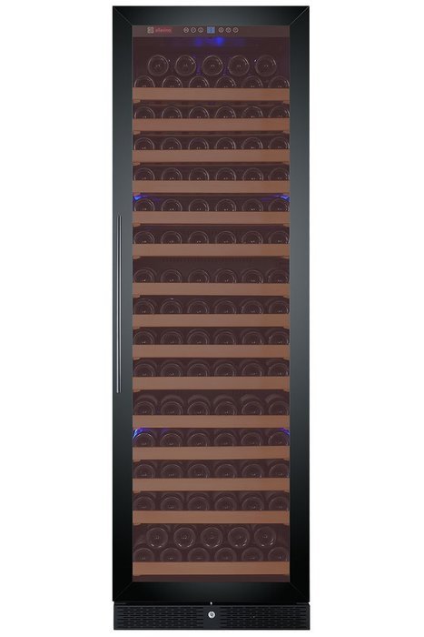 Allavino Classico Series 174 Bottle Single-Zone Wine Refrigerator Right Hinge Black Glass Door N6