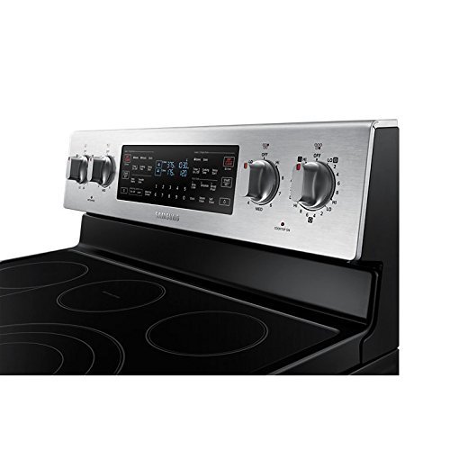 Samsung NE59J7850WS 30 Self-Cleaning Freestanding Electric Double Range N3