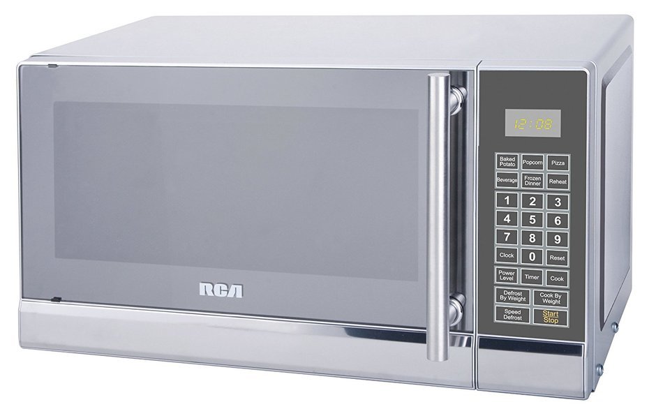 RCA RMW741 0.7 Cubic Foot Microwave, Stainless Steel Design
