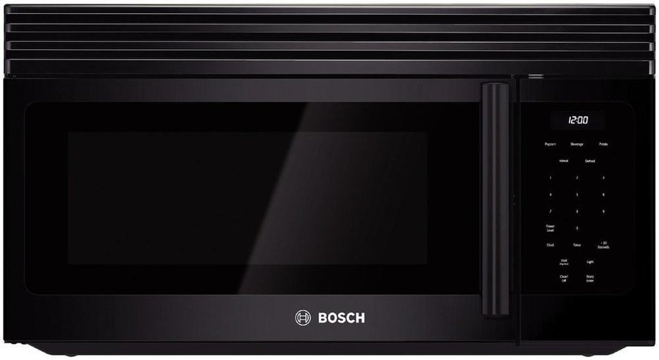 Bosch HMV3062U 300 Series 30" Over-the-Range Microwave with 300 CFM Exhaust Capacity in Black