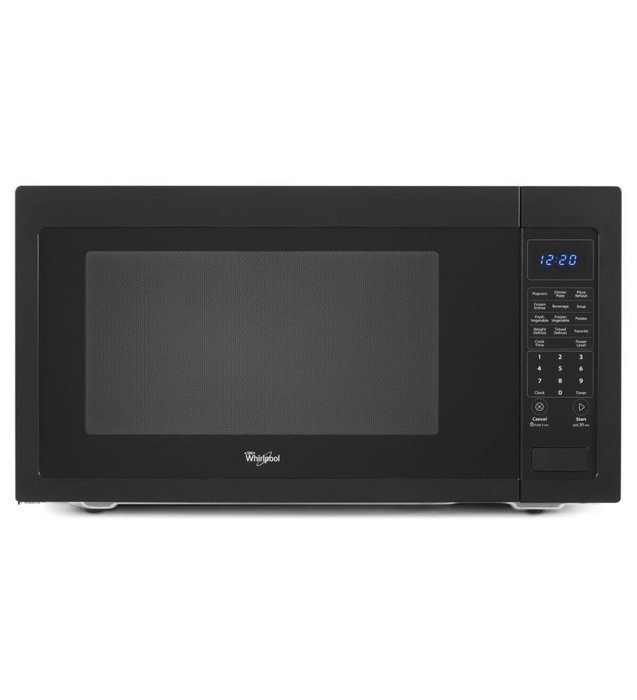 Whirlpool WMC50522AB 2.2 Cu. Ft. Black Countertop Microwave