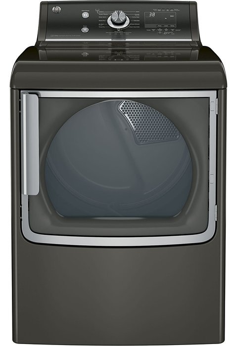 GE GTD86GSPJMC 28" Energy Star Certified Front Load Gas Dryer with 7.8 cu. ft. Capacity in Metallic Carbon