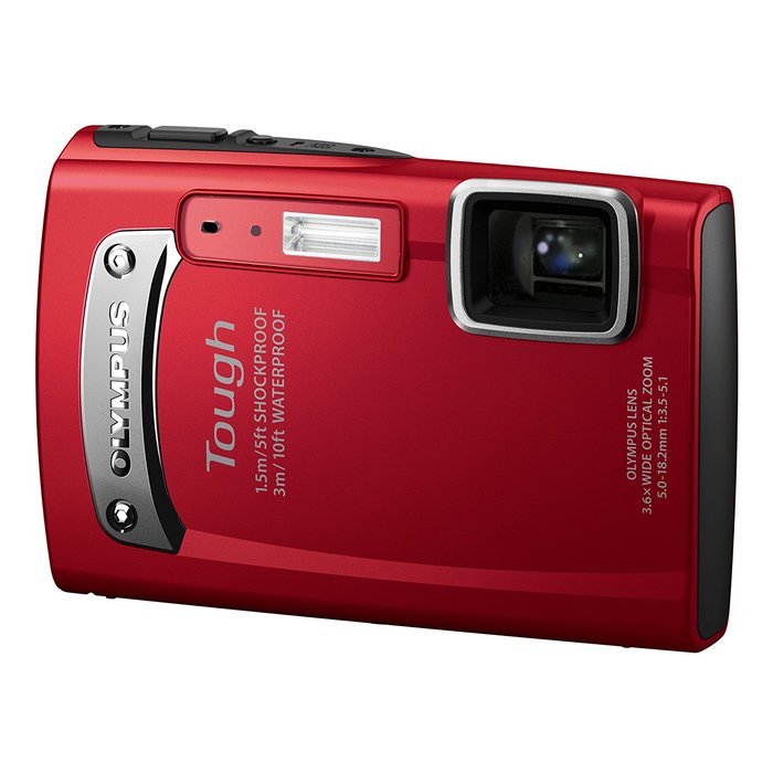 OLYMPUS TOUGH TG-310 RED - International Version (No Warranty) N5