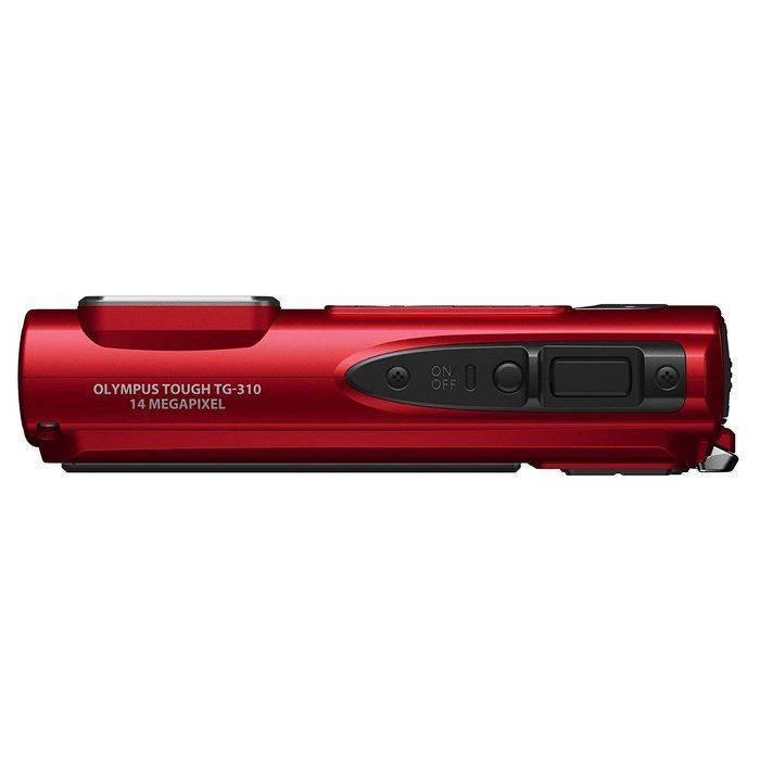 OLYMPUS TOUGH TG-310 RED - International Version (No Warranty) N6