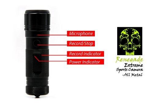 Extreme Sports Camera "Renegade" - Water Resistant N9