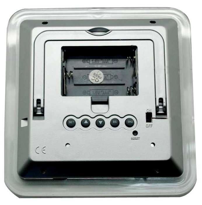 Microtimes sound control mirror clock Can display time with blue LED Magic mirror N2
