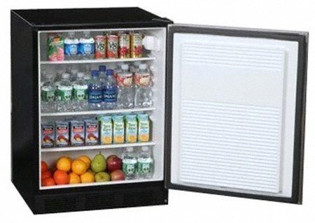 Summit FF7BKEYPAD: Commercially approved under-counter all refrigerator for free-standing use with keypad lo