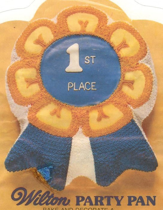 Wilton Blue Ribbon 1st Place Award Cake Pan (502-2286, 1979)