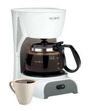 Mr. Coffee Coffeemaker 4 Cup White