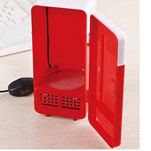 LEORX Portable Mini USB Fridge Refrigerator Icebox USB Can Cooler N4