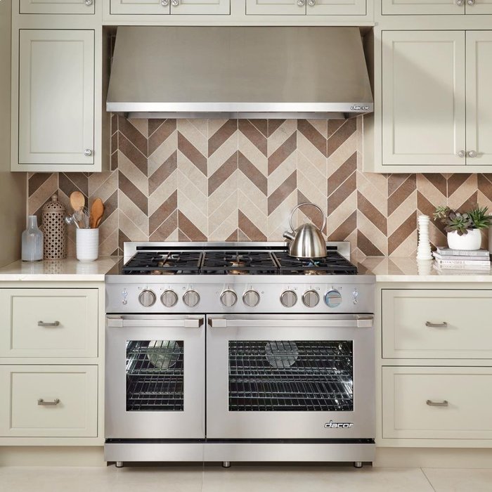 Dacor RNRP48GSNG 48" Renaissance Series Freestanding Gas Range with 6 Sealed Burners 8.0 cu. ft. Total Capacity... N3