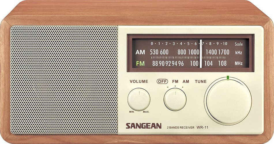 Sangean All in One AM/FM Radio with Large Easy to Read Backlit LCD Display N3